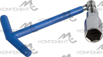 Ключ свечной с карданом16 (Зубр)