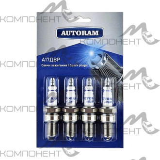 Свеча зажигания AUTORAM ВАЗ 2108-21099, ОКА, ТАВРИЯ, ЗАЗ, АЗЛК, (BPR6ES) 0,7 /блистер/