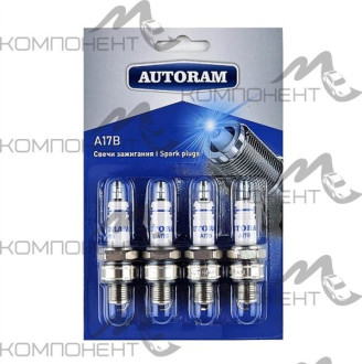 Свеча зажигания AUTORAM ГАЗ, УАЗ (BP6HS) /блистер/