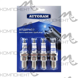 Свеча зажигания AUTORAM ВАЗ 21213, 2131, 21214 НИВА, ЗАЗ, АЗЛК, (BPR6ES) 0.7 /блистер/