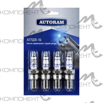 Свеча зажигания AUTORAM ВАЗ 2101-2107, М2141, ТАВРИЯ, ГАЗ, ЗАЗ, (BP6ES) 0,7 /блистер/