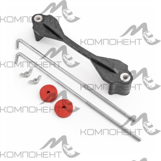 Кронштейн крепления АКБ J- образный "AUTOPROFI" L-25 см