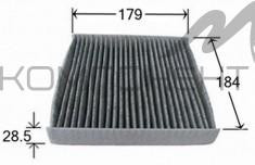 Фильтр салона AC-805C   AZUMI  HO Fit, Jazz GD1-4/ Fit Aria GD6-9/ Mobilio GK1-2, GB1-2 УГОЛЬНЫЙ