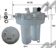 Фильтр топливный FS-27003 AZUMI      Subaru Legacy 09~