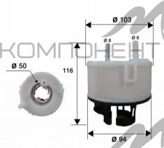 Фильтр топливный FS-13002   AZUMI