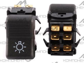 Клавиша ближнего света 2107 6 контакт.