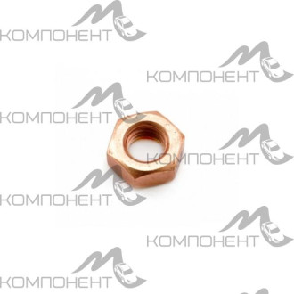 Гайка М10*1,5 приемной трубы Волга, УАЗ омедненная