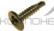 Саморез М4,2*16 крепления подкрылков со сверлом (хром)