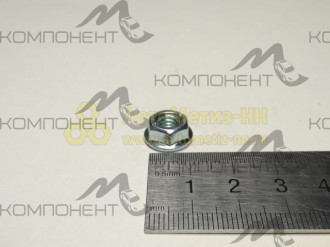 Гайка М6*1 с фланцем