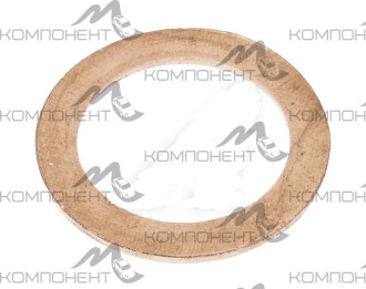 Шайба медная Ф18 плоская