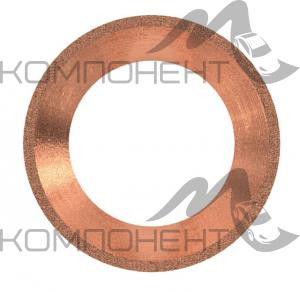 Шайба медная Ф14 плоская
