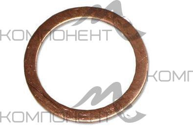 Шайба медная Ф22 плоская