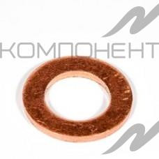 Шайба медная Ф6 плоская
