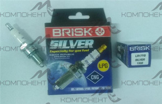 Свеча зажигания Brisk SILVER LR17YS ГАЗ-406 (комплект)
