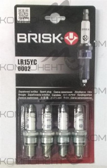 Свеча зажигания Brisk SUPER R LR15YC-J 21103 8кл (комплект)
