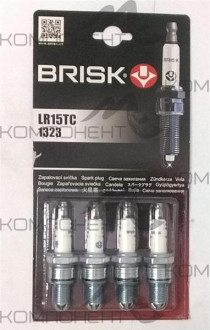 Свеча зажигания Brisk EXTRA LR15TC-J ВАЗ-2108-2111 V1,5 3-х конт. 8кл (комплект)