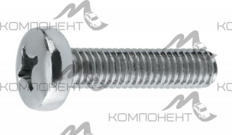 Винт М4*25 цилиндрический крестообразный