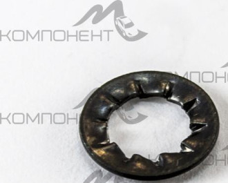 Шайба Ф8*16*0,9 с внутренними зубьями