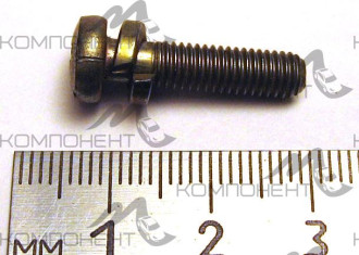 Винт М5*20,5 карбюратора с гровером