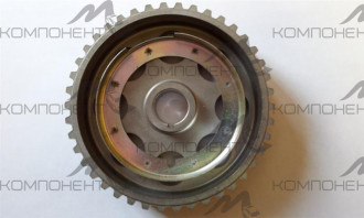 Шкив зубчатый распредвала 2112 впускной (с пластиной) (ДААЗ)