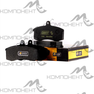 Колодки тормозные передние 2108 (ЕвроДеталь)