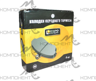Колодки тормозные передние 2101-07 (ЕвроДеталь)