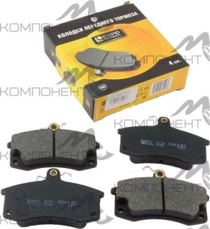 Колодки тормозные передние 2110-15, 1118, 2170, 2190 (ЕвроДеталь)