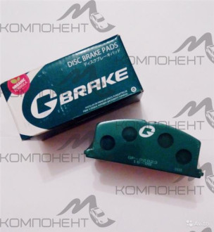 Колодки передние дисковые 1077 (PN) (G-Brake) Cynos/Paseo/Raum/Soluna/Starlet/Vista SV2#