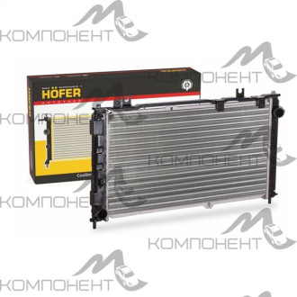 Радиатор охлаждения алюминиевый 2190 Гранта Datsun MT универ. А/С +/- сборный (HOFER)