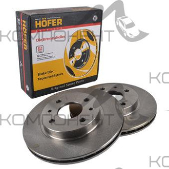 Диск передний тормозной 2110 R13 (HOFER) к-т