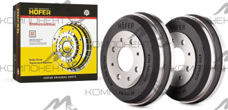 Барабан тормозной 2108-09 чугун (HOFER) (2шт)