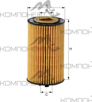 Фильтр масляный E611H D122  Hengst Chevrolet Aveo, OPEL Astra