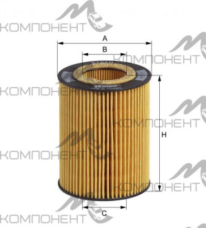 Фильтр масляный E106H D34  Hengst BMW