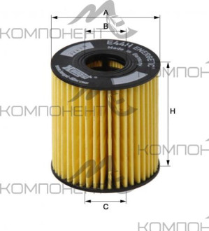 Фильтр масляный E44H D110  Hengst FORD C-Max, S-Max, Mondeo, Focus