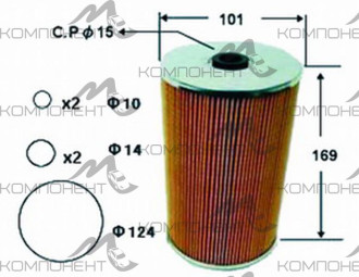 Фильтр топливный FE-507   JS