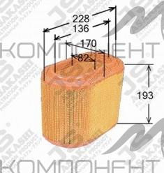 Фильтр воздушный A-9307   JS HYUNDAI H200