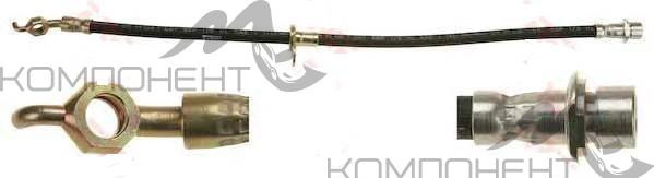 Шланг тормозной (K&K) TOYOTA RX300, HARRIER #CU35, KLUGER #CU25 03- Задн. Лев.