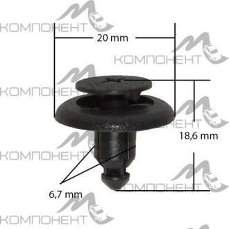 Покер пластмассовый крепежный (ONE) KJ-502