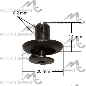 Покер пластмассовый крепежный (ONE) KJ-661