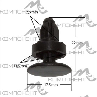 Покер пластмассовый крепежный (ONE) KJ-1051