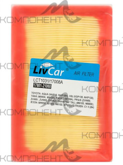 Фильтр воздушный A-1031  LIVCAR TOYOTA