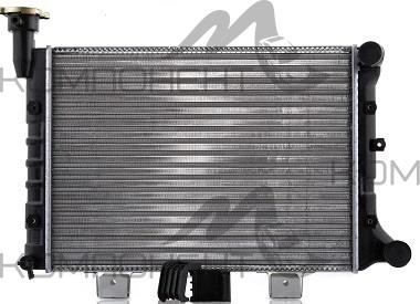 Радиатор охлаждения алюминиевый 21073 инжекторный (LUZAR)