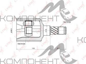 ШРУС внутренний LYNX     DAEWOO Espero 2.0 95-99