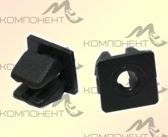 Клипса под саморез квадратная маленькая 7*7