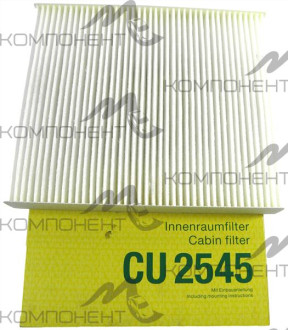 Фильтр салона CU 2545 MANN AUDI, SEAT, SKODA, VW