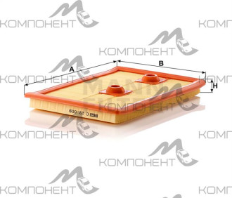 Фильтр воздушный C 27 009 MANN AUDI SEAT A3 11~/ Skoda OCTAVIA 12~ VW