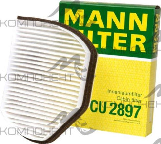 Фильтр салона CU 2897 MANN Mercedes C-Class (W202/S202)/CLK-class (C208/A208)/E-Class (S210/W210)