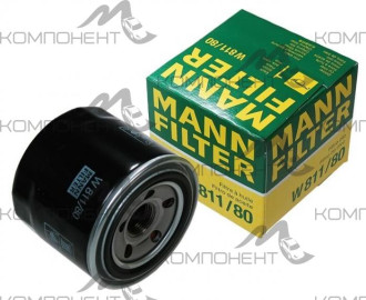 Фильтр масляный MANN  HYUNDAI Accent, Elantra, Getz, Solaris, i-20, i-30