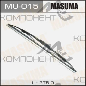 Дворник 15" крюк 375мм (MASUMA)