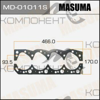 Прокладка ГБЦ 2L-T (MASUMA)